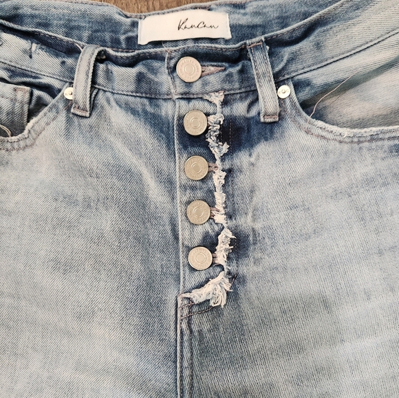 Kancan Light Wash Wide Leg Jeans Size 5/26 - Picture 3 of 7